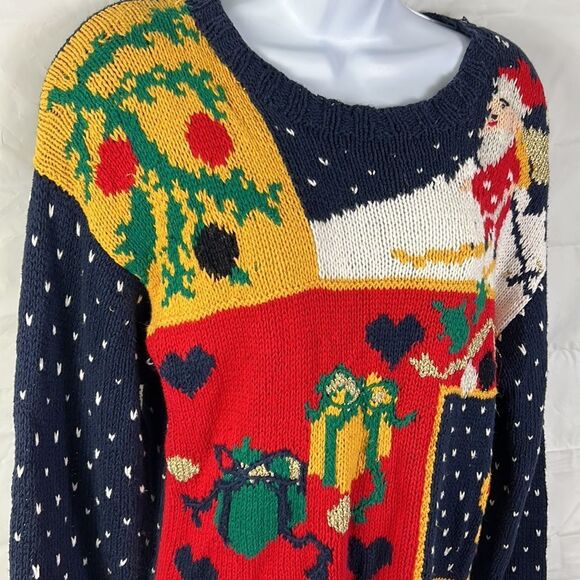 Vintage Studio ladies Christmas pullover sweater size Medium - Picture 4 of 7